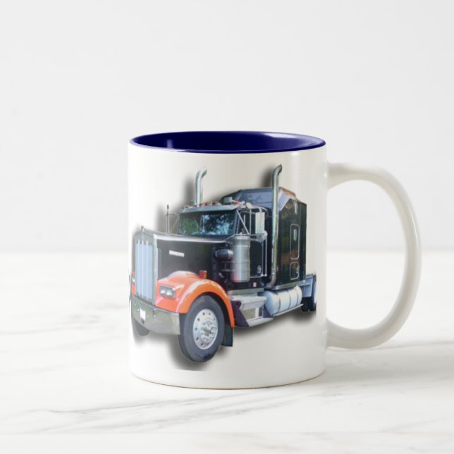 Caneca De Café Em Dois Tons Kenworth Truck Mug (Direita)