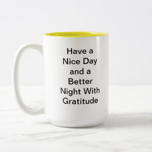 Caneca De Café Em Dois Tons Kenya Dia Bom Safari Viagem adorável inspirador