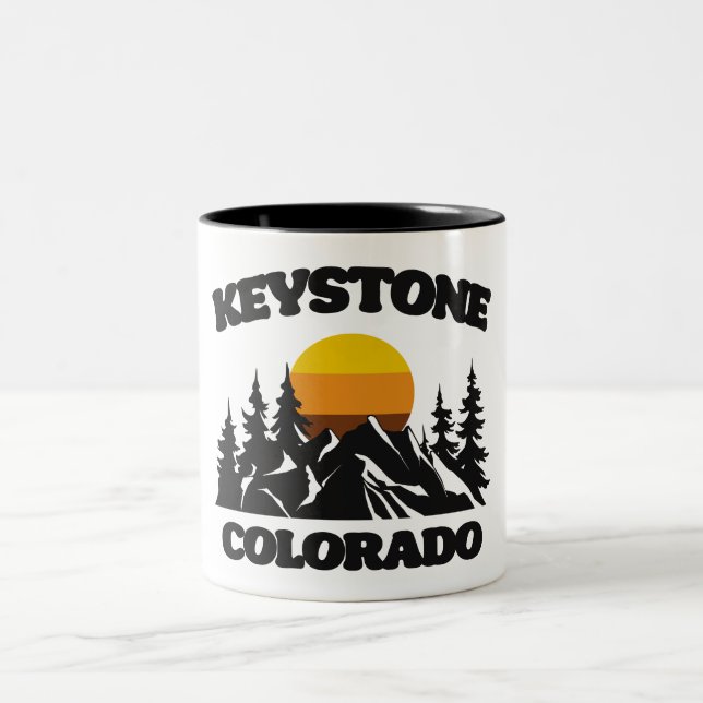 Caneca De Café Em Dois Tons Keystone,Colorado (Centro)