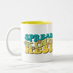 Caneca De Café Em Dois Tons KGroovy Mugs Espalhar Bonitos Cerâmicos