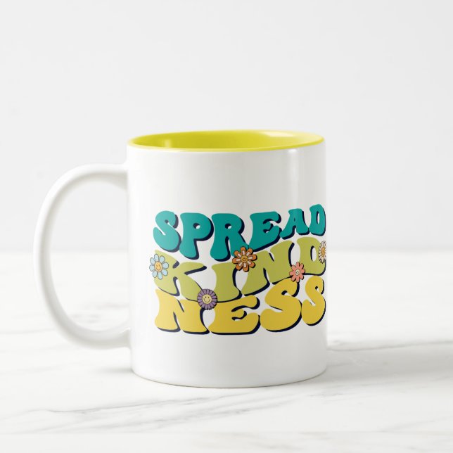 Caneca De Café Em Dois Tons KGroovy Mugs | Espalhar Bonitos Cerâmicos (Esquerda)