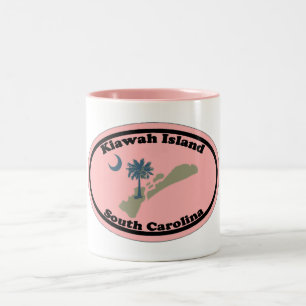 Caneca De Café Em Dois Tons Kiawah Island.