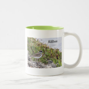 Caneca De Café Em Dois Tons Killdeer Bird, Mug