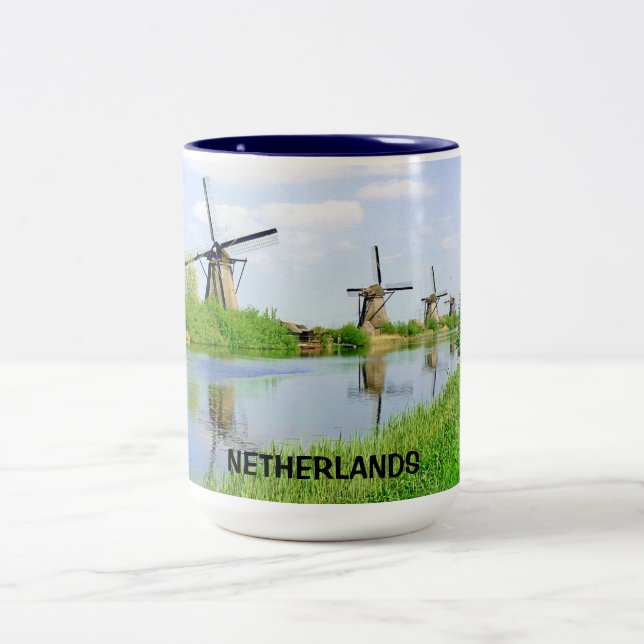 CANECA DE CAFÉ EM DOIS TONS KINDERDIJK, PAÍSES BAIXOS (Centro)
