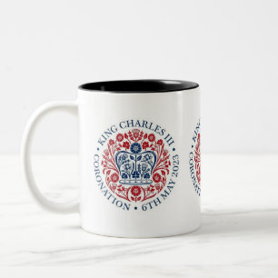 Caneca De Café Em Dois Tons King Charles III Coronation