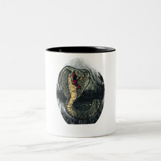 Caneca De Café Em Dois Tons King Cobra