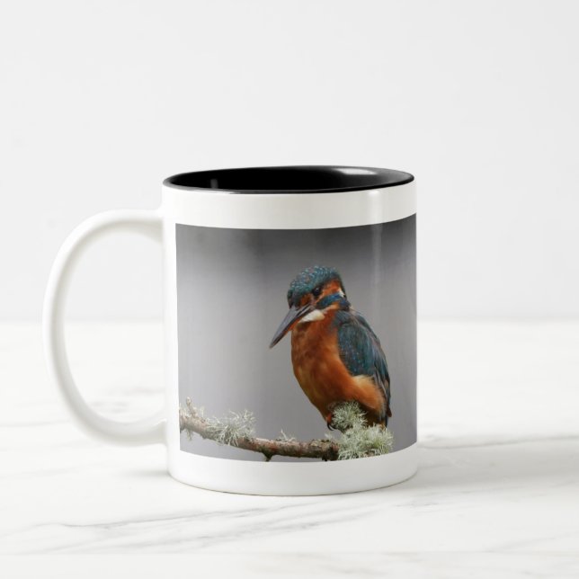 Caneca De Café Em Dois Tons Kingfisher (Esquerda)