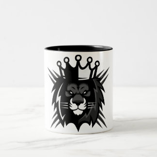 Caneca De Café Em Dois Tons KingLand ∞ Majesté du Lion - Tasse à Deux Couleurs