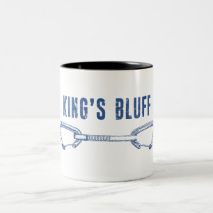 Caneca De Café Em Dois Tons King's Bluff Tennessee Escalada Quickdraw