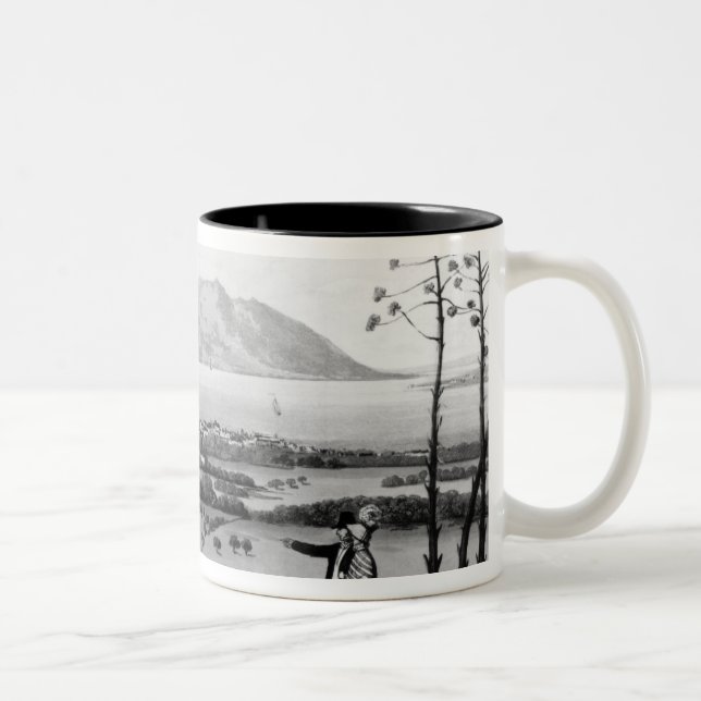 Caneca De Café Em Dois Tons Kingston e porto reais (Direita)