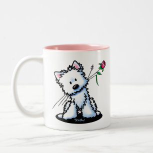 Caneca De Café Em Dois Tons KiniArt Westie