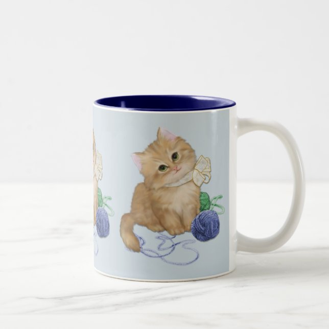 Caneca De Café Em Dois Tons Kitten Play (Direita)