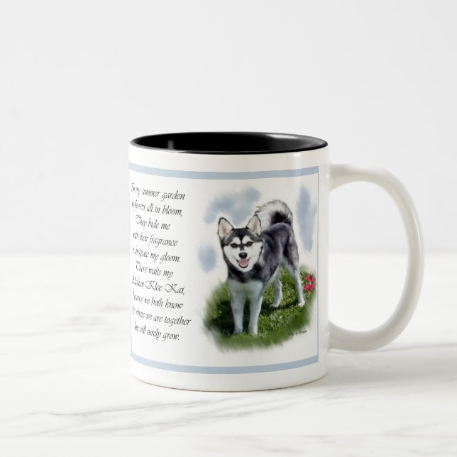 Caneca De Café Em Dois Tons Klee Kai Gifts do Alaska (Direita)