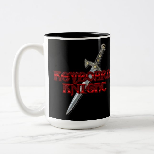Caneca De Café Em Dois Tons Knight MORPG Mug (Esquerda)
