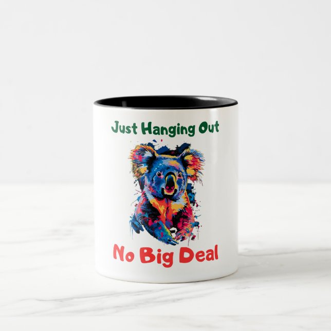 Caneca De Café Em Dois Tons Koala (Centro)