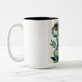 Caneca De Café Em Dois Tons Koala Bebe Café Mug
