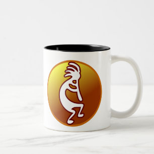 Caneca De Café Em Dois Tons Kokopelli