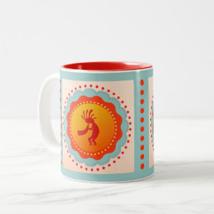 Caneca De Café Em Dois Tons Kokopelli Southwest Inspirou Mug