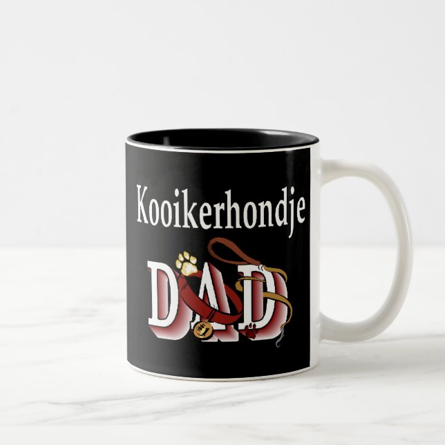 Caneca De Café Em Dois Tons Kooikerhondje Pai Mug (Direita)