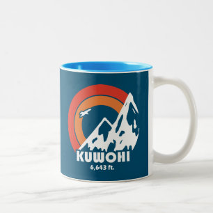 Caneca De Café Em Dois Tons Kuwohi North Carolina Tennessee Sol Águia