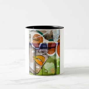 Caneca De Café Em Dois Tons LA Art2 Coffee Mug