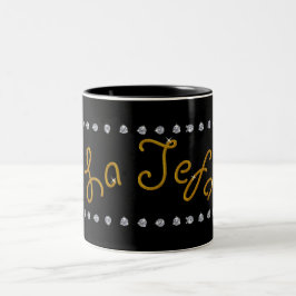 Caneca De Café Em Dois Tons La Jefa Bling