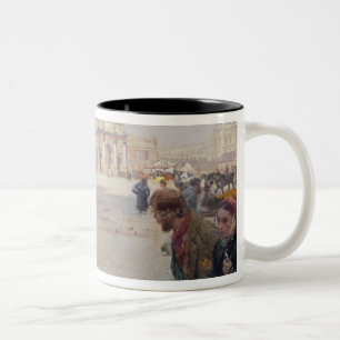 Caneca De Café Em Dois Tons La Lugar du Carrossel, Paris
