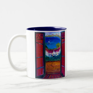 Caneca De Café Em Dois Tons La Mer de Sur