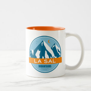 Caneca De Café Em Dois Tons La Sal Mountain Utah