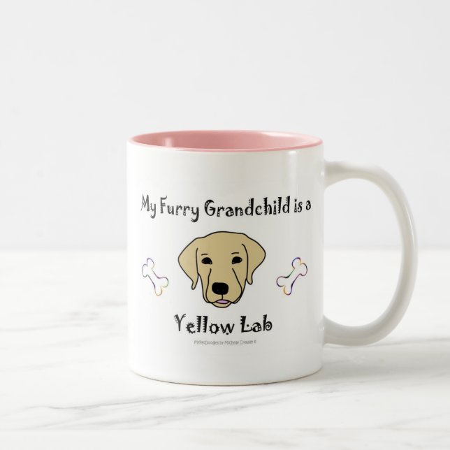 Caneca De Café Em Dois Tons Laboratório Amarelo (Direita)