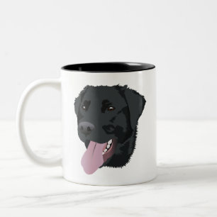 Caneca De Café Em Dois Tons Laboratório Preto