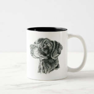 Caneca De Café Em Dois Tons Laboratório Preto