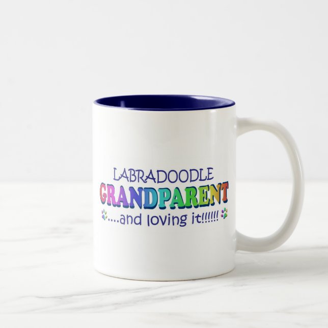 CANECA DE CAFÉ EM DOIS TONS LABRADOODLE (Direita)