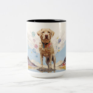Caneca De Café Em Dois Tons Labrador mugs