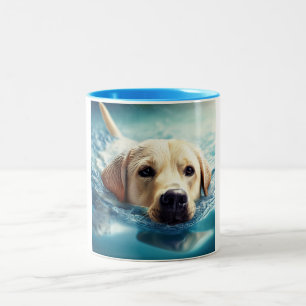Caneca De Café Em Dois Tons Labrador Retriever