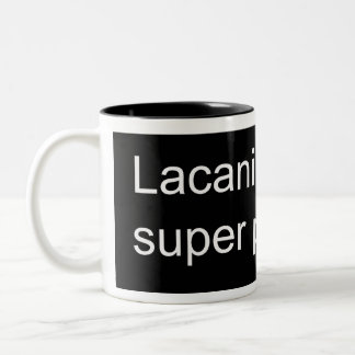 Caneca De Café Em Dois Tons Lacanian Super Predator