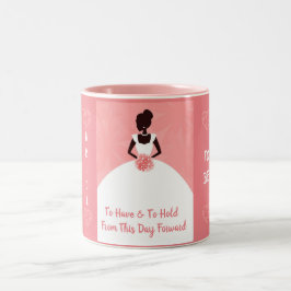 Caneca De Café Em Dois Tons Lady Elegance Collection