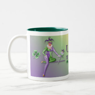 Caneca De Café Em Dois Tons Lady Luck Harlequin