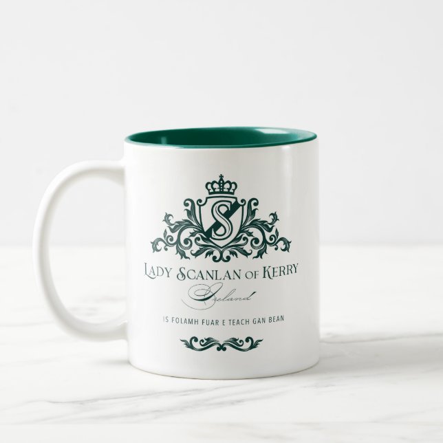 Caneca De Café Em Dois Tons Lady Scanlan (Esquerda)