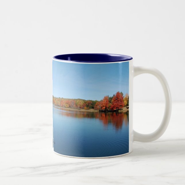 Caneca De Café Em Dois Tons Lago deer (Direita)