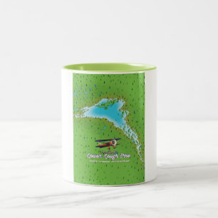 Caneca De Café Em Dois Tons Lago Erne inferior Irlanda do Norte