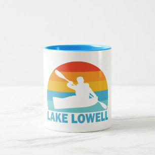 Caneca De Café Em Dois Tons Lago Lowell Idaho Kayak