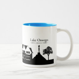 Caneca De Café Em Dois Tons Lago Oswego Café Mug