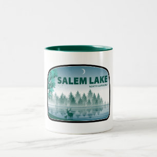 Caneca De Café Em Dois Tons Lago Salem Carolina do Norte Veado