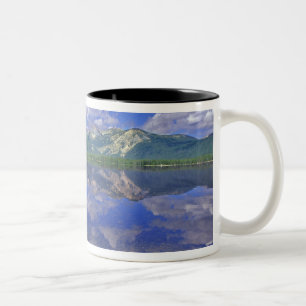 Caneca De Café Em Dois Tons Lago Stanley nas montanhas Sawtooth de Idaho