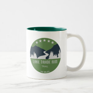 Caneca De Café Em Dois Tons Lago Tahoe Rim Trail