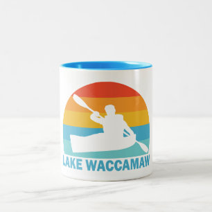 Caneca De Café Em Dois Tons Lago Waccamaw Carolina do Norte Kayak