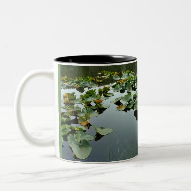Caneca De Café Em Dois Tons Lagoa Lírio C (Esquerda)
