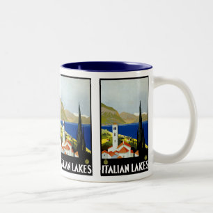 Caneca De Café Em Dois Tons Lagos italianos