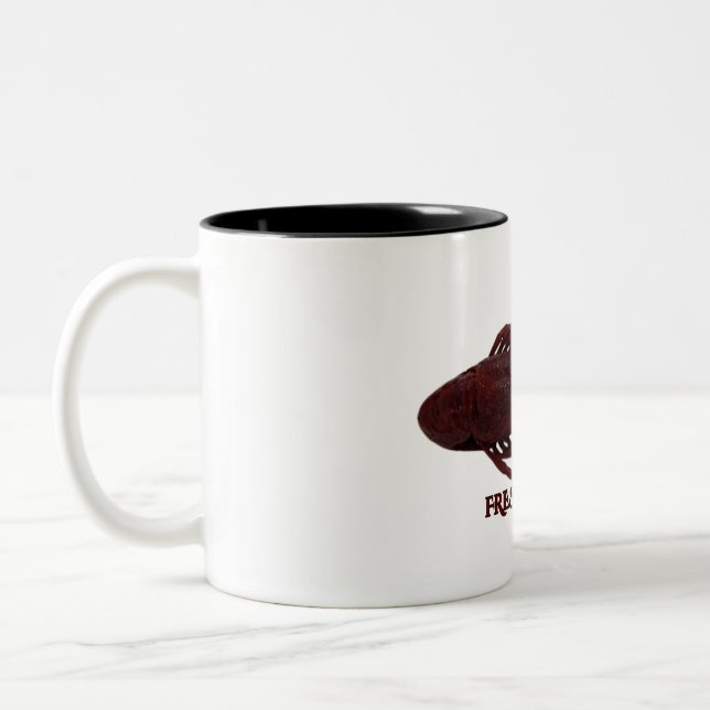 Caneca De Café Em Dois Tons Lagosta (Esquerda)